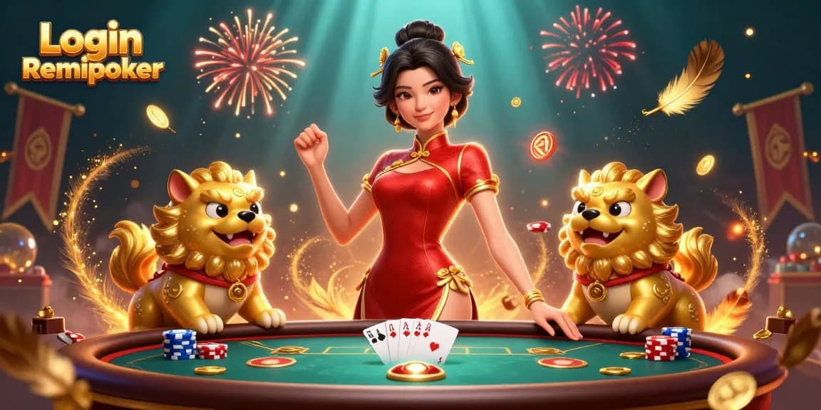 Join the action at Login Remipoker while enjoying thrilling poker play amidst colorful celebrations.