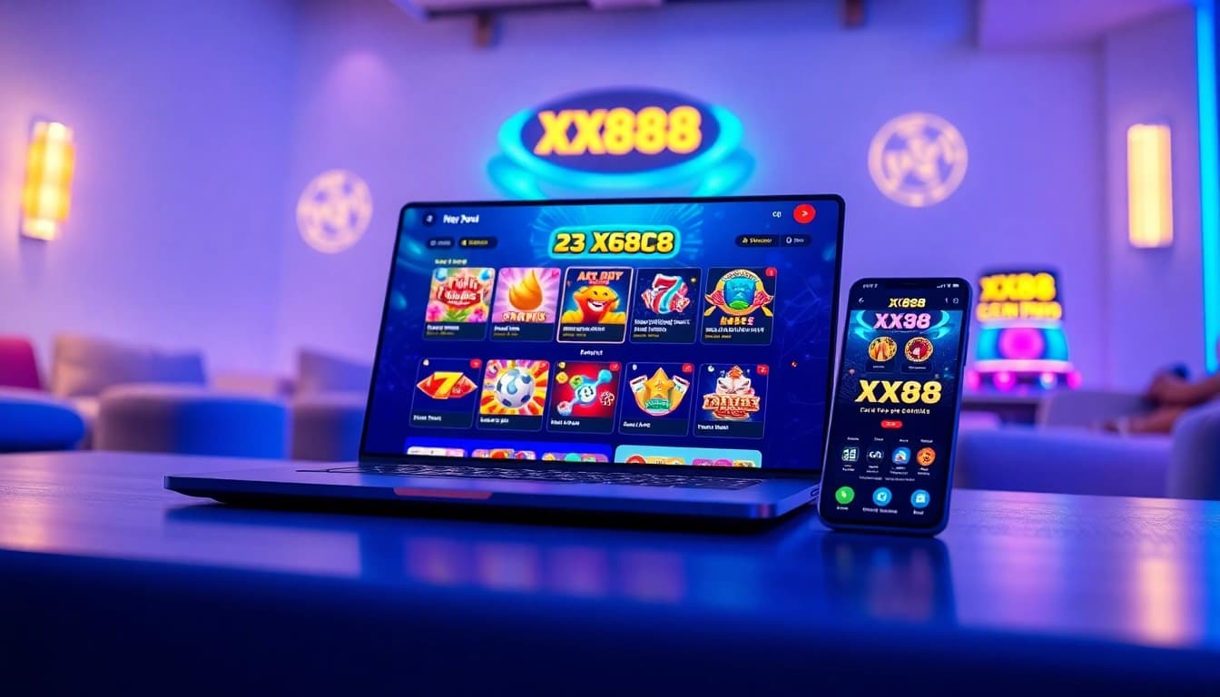 Explore the dynamic online gaming interface at https://xx88.pizza/ showcasing exciting casino games.