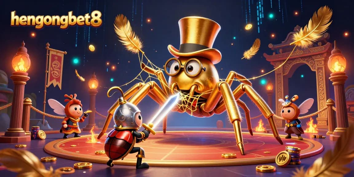 Engage in gaming excitement at hengongbet8 with dynamic 3D cartoon characters and vibrant casino elements.