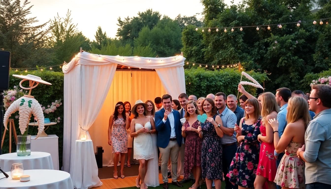 Stunning Props and Backdrops with Your Photo Booth Rental Chicago