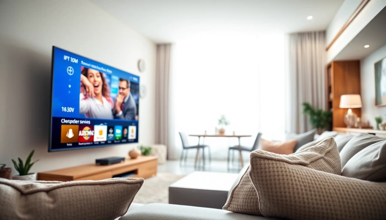 Stream seamless content with xtream iptv in a modern home entertainment setup.