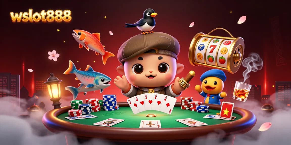 Menangkan besar di wslot888 dengan gulungan slot dan elemen kasino yang kaya.