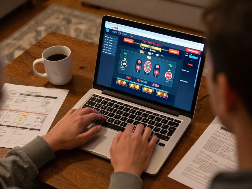 Engaging online gaming moment on tr88.com with live dealer interaction and player strategy notes.