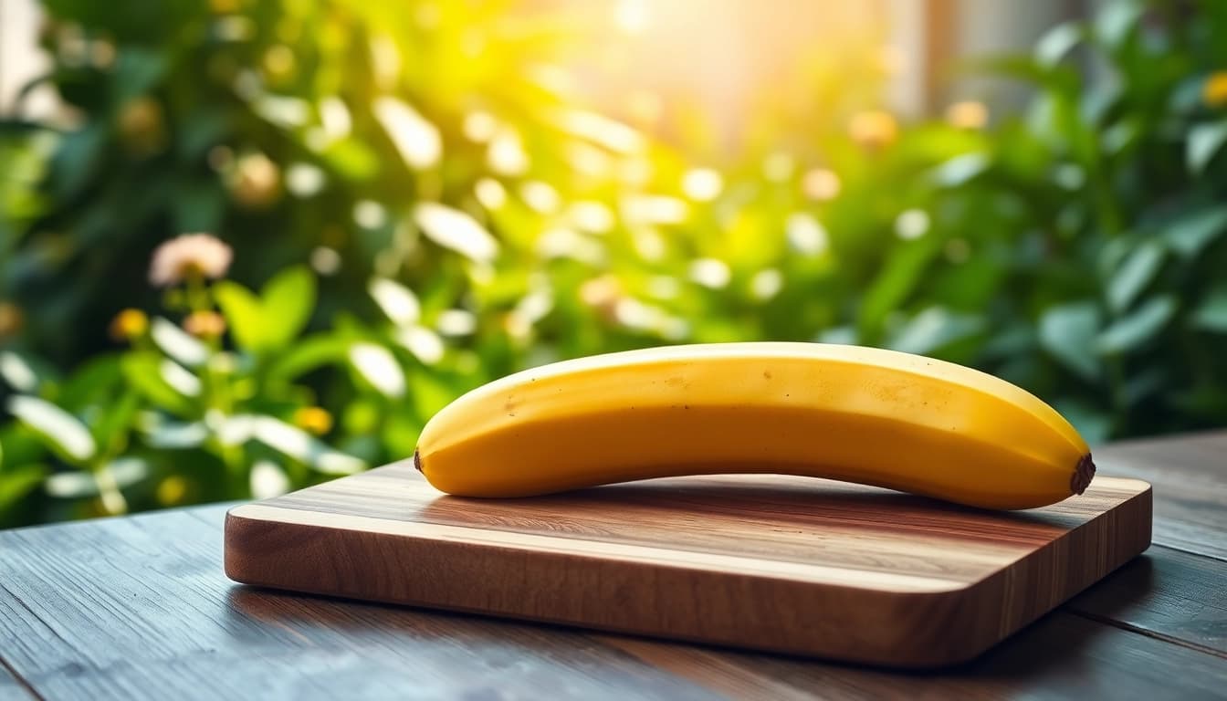 Enhance the appeal of your dishes with a nano banana showcasing vibrant colors and smooth texture.