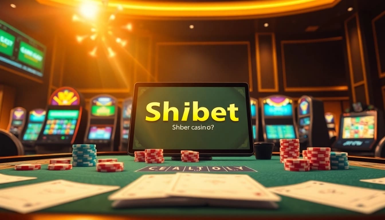 Experience shbet bắn cá excitement with vibrant casino visuals, poker chips, and winning tables.