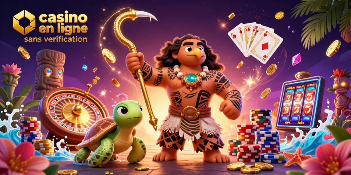 Jouez dans un casino en ligne sans vérification avec des personnages colorés et des éléments de jeu dynamiques.