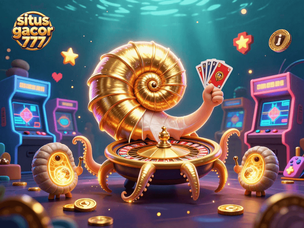 Engage with situs slot gacor 777 through a vibrant illustration of casino adventures.