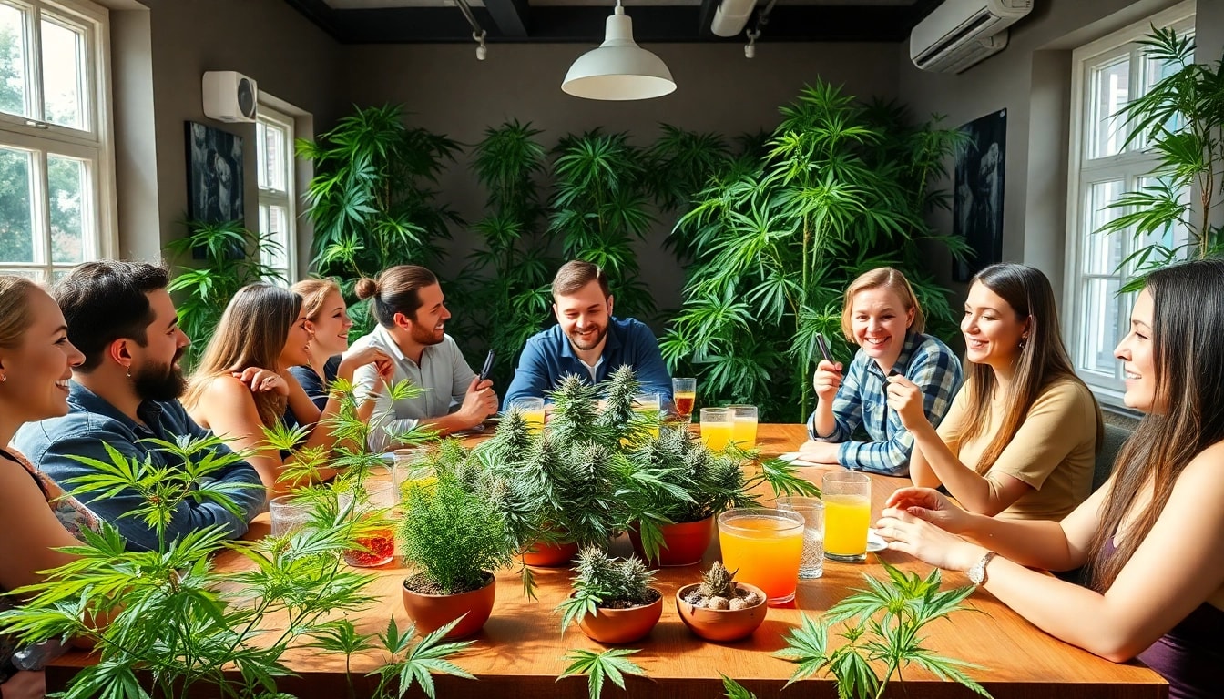 Erleben Sie die blühtenden Momente in der bluetenbande, einem Cannabis-Sozialclub.