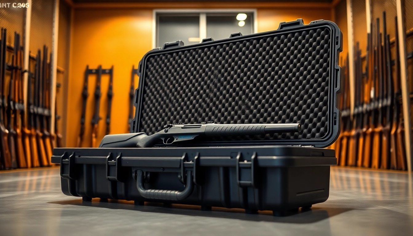 Protect your gear with a durable pelican rifle case that showcases superior security features.