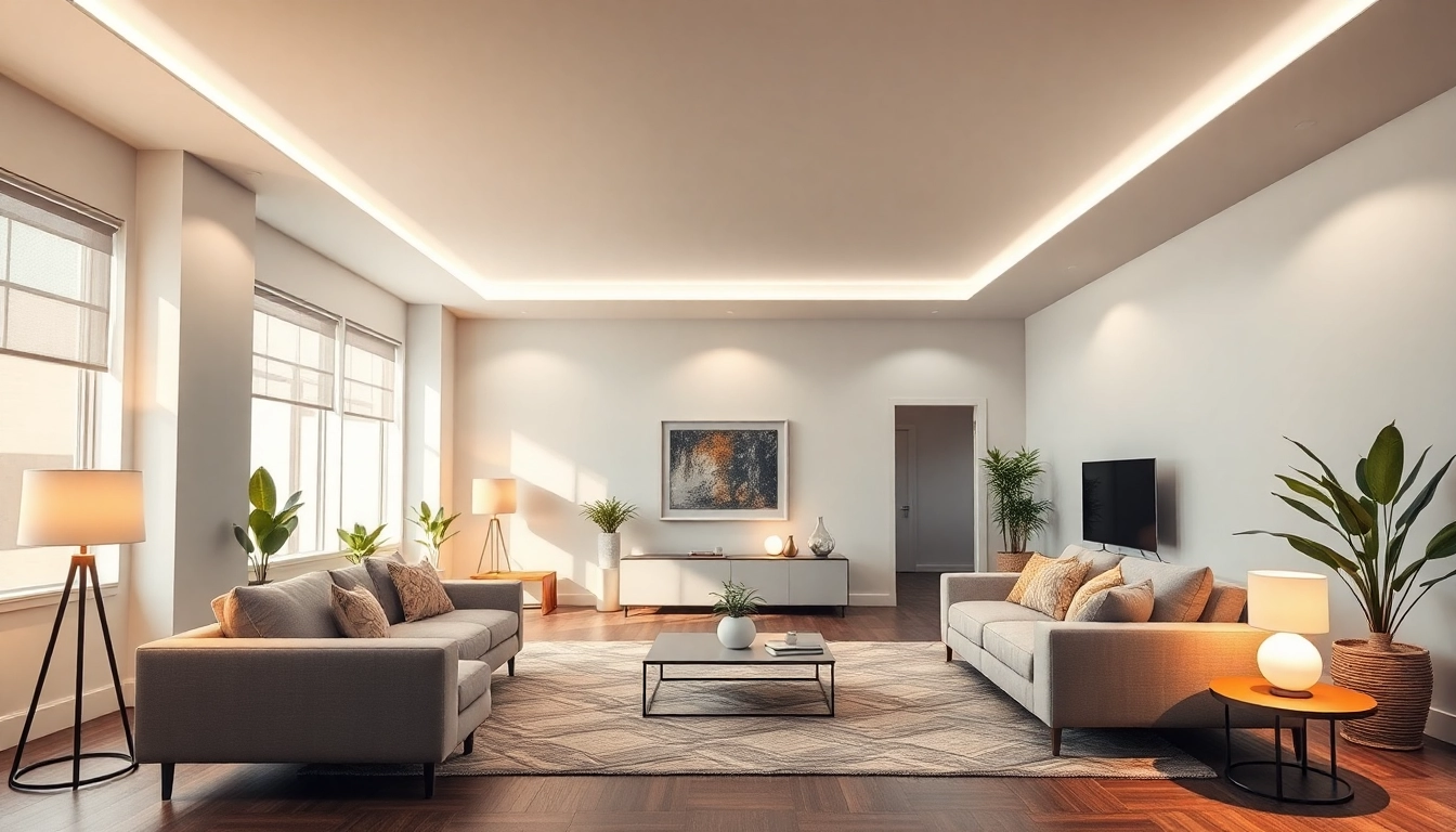 Sleek Illumination enhances modern interior design with stylish lighting fixtures.