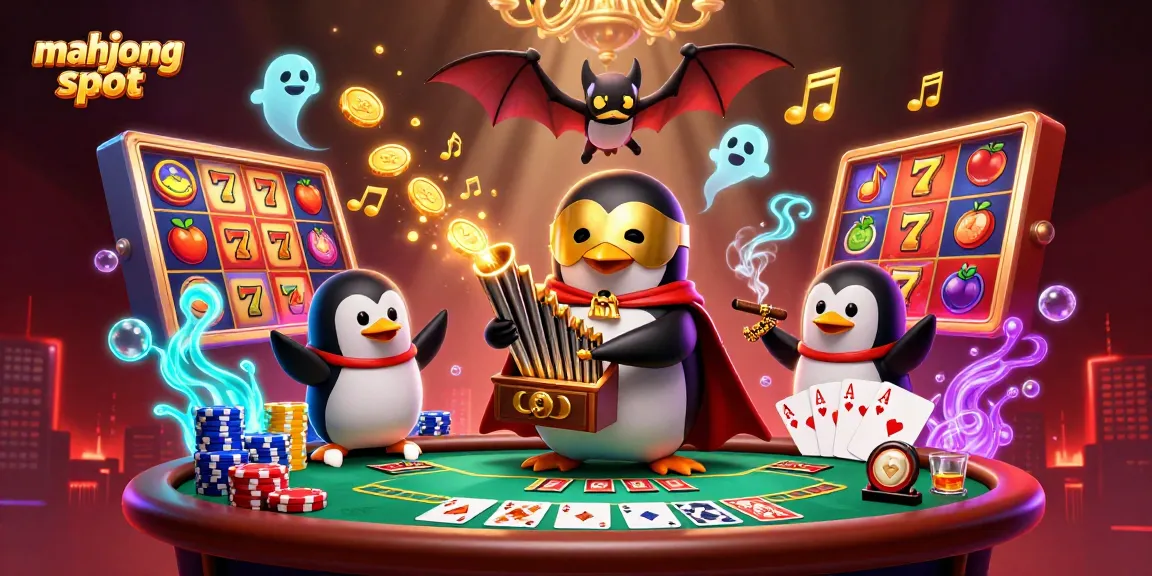 Spin to win with the mahjong slot, featuring vibrant characters and dynamic casino elements.