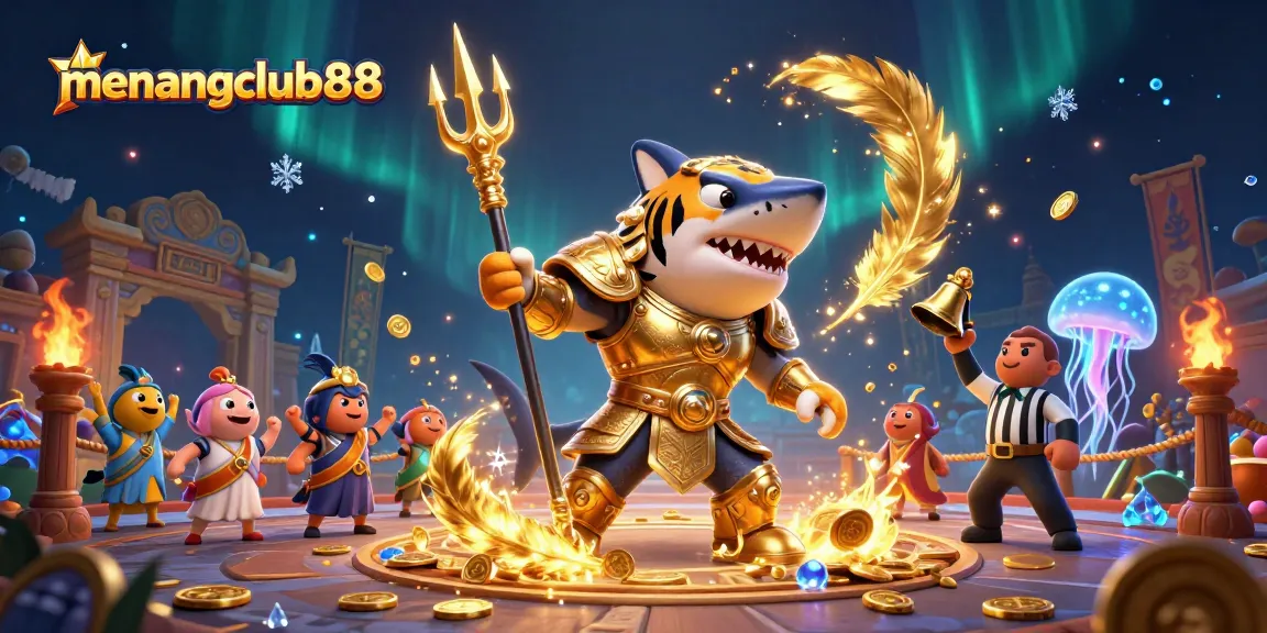 Experience high energy gaming with menangclub88 in a vibrant underwater arena.