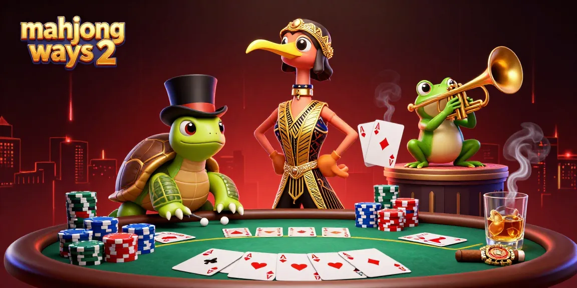 Experience mahjong ways 2 and win with dynamic casino action in this vibrant illustration.