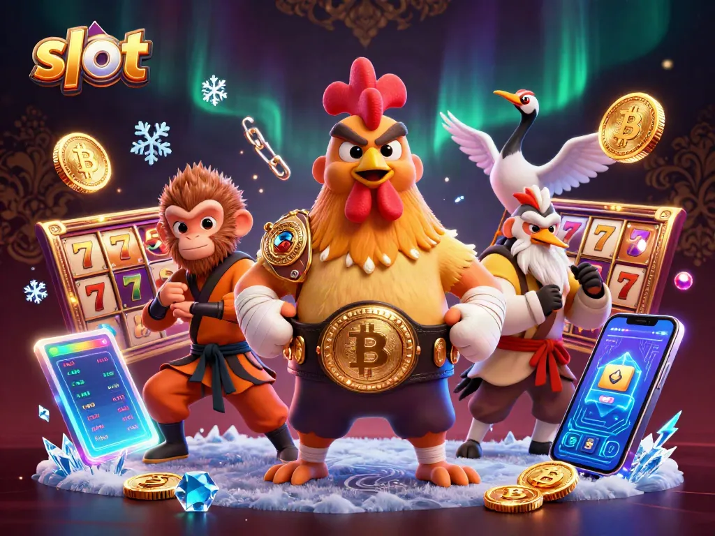 Putar slot untuk memenangkan jackpot dengan karakter cemerlang dalam ilustrasi 3D yang dinamis.