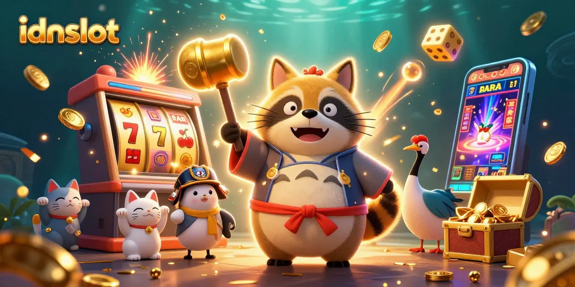Play exciting idnslot games with charming characters and dynamic casino elements bursting with energy.