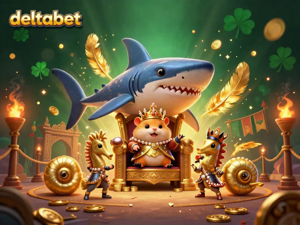 Permainan menarik di Deltabet dengan raja hamster dan penjaga berkuda laut dalam ilustrasi 3D yang memukau.