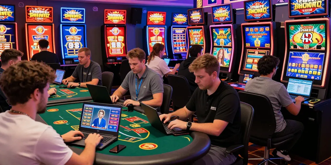 Exciting online casino gaming experience at https://oadbyremembers.org.uk with diverse players enjoying live dealer games and vibrant slot machines.