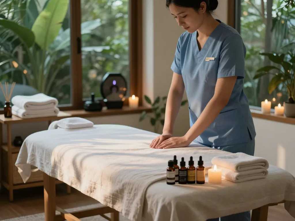 Discover Swedish massage services at https://www.makangs.com/region/국내/서울-/마사지-스웨디시 in a relaxing spa atmosphere with calming visuals.