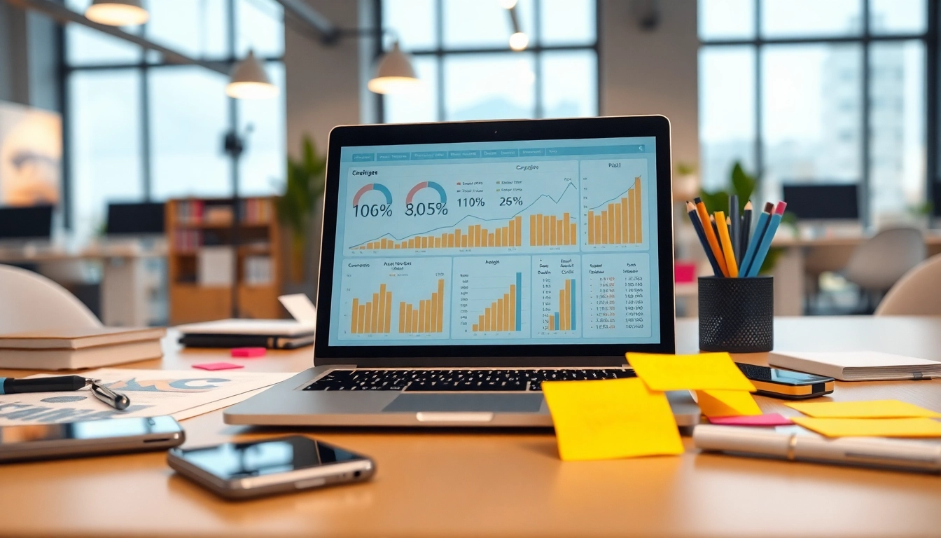 Analyze competitor pricing strategies with engaging visuals in a modern workspace.
