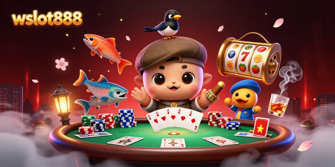 Menangkan besar di wslot888 dengan gulungan slot dan elemen kasino yang kaya.