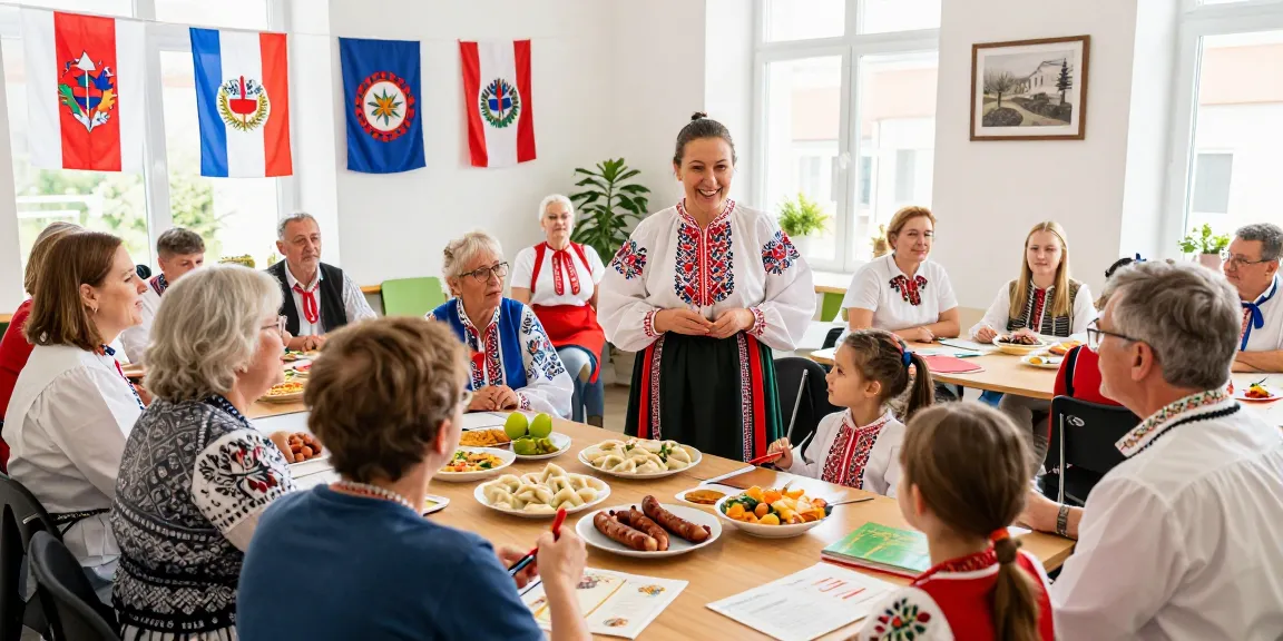 Community gathering of Polish nationals and expatriates at https://www.sfpol.com/, celebrating culture and tradition.