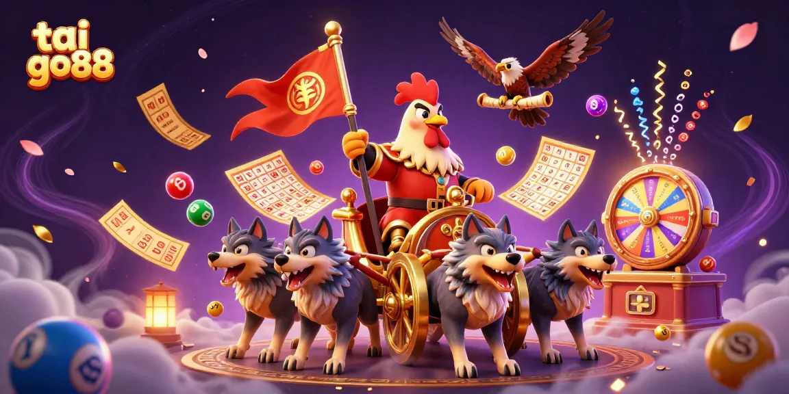 Experience tai go88’s dynamic gameplay with a thrilling battle scene and vibrant casino elements.