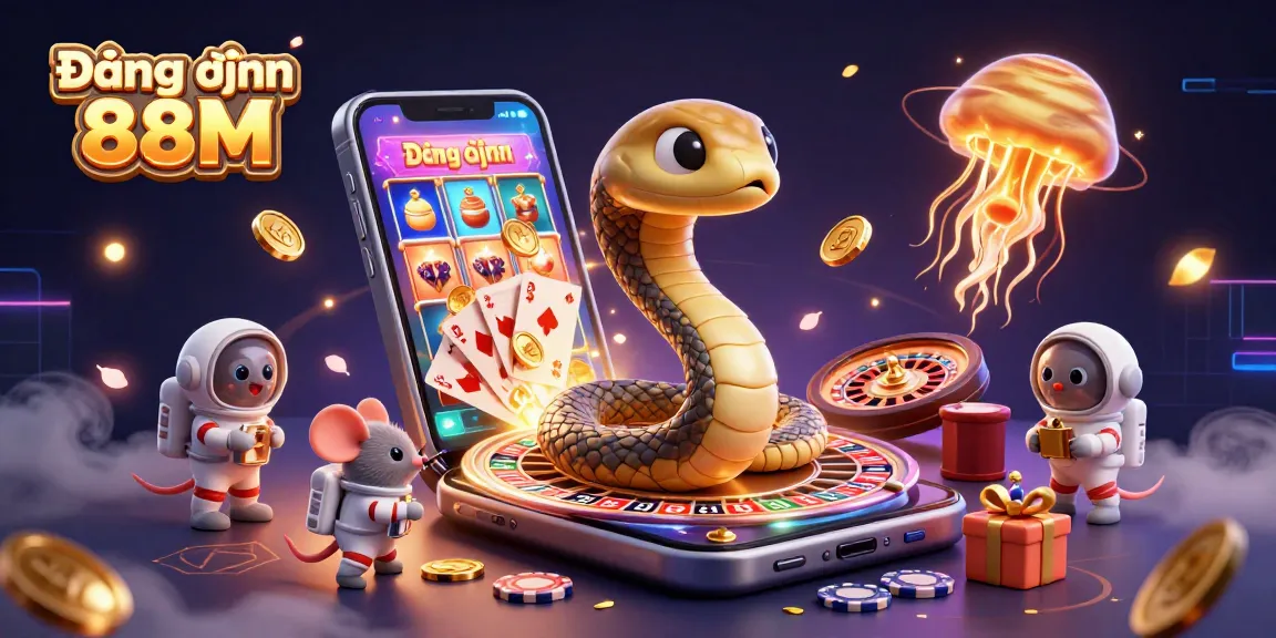Engage with an exciting 88M gaming scene featuring a cosmic dealer and astronaut mice placing bets in an imaginative casino