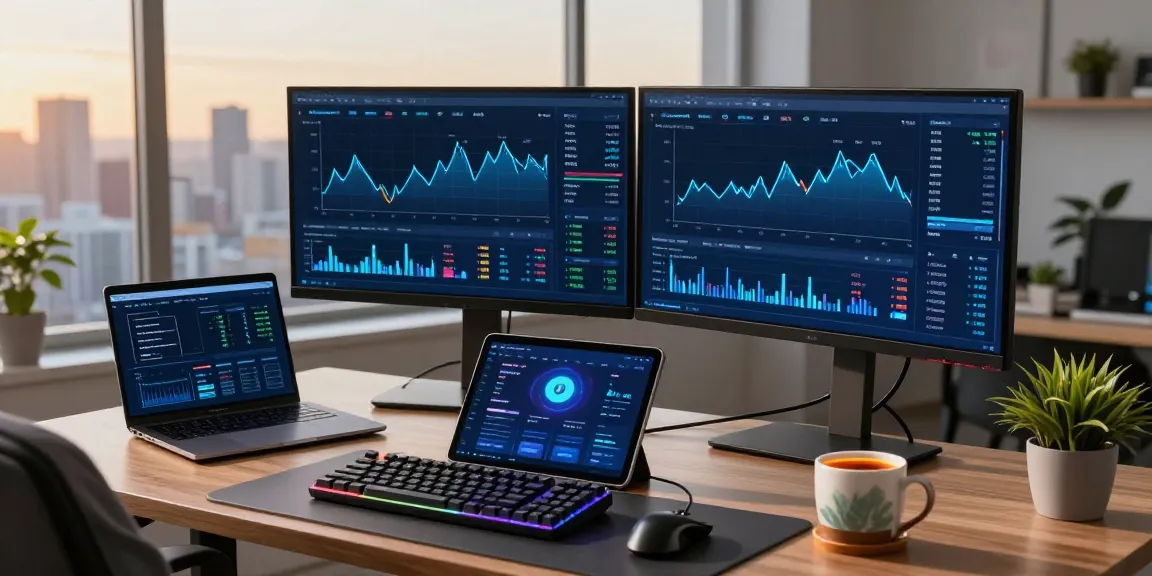 Bitcoin mining platform dashboard showcasing cryptocurrency trading, mining metrics, and DeFi integration in a professional workspace.