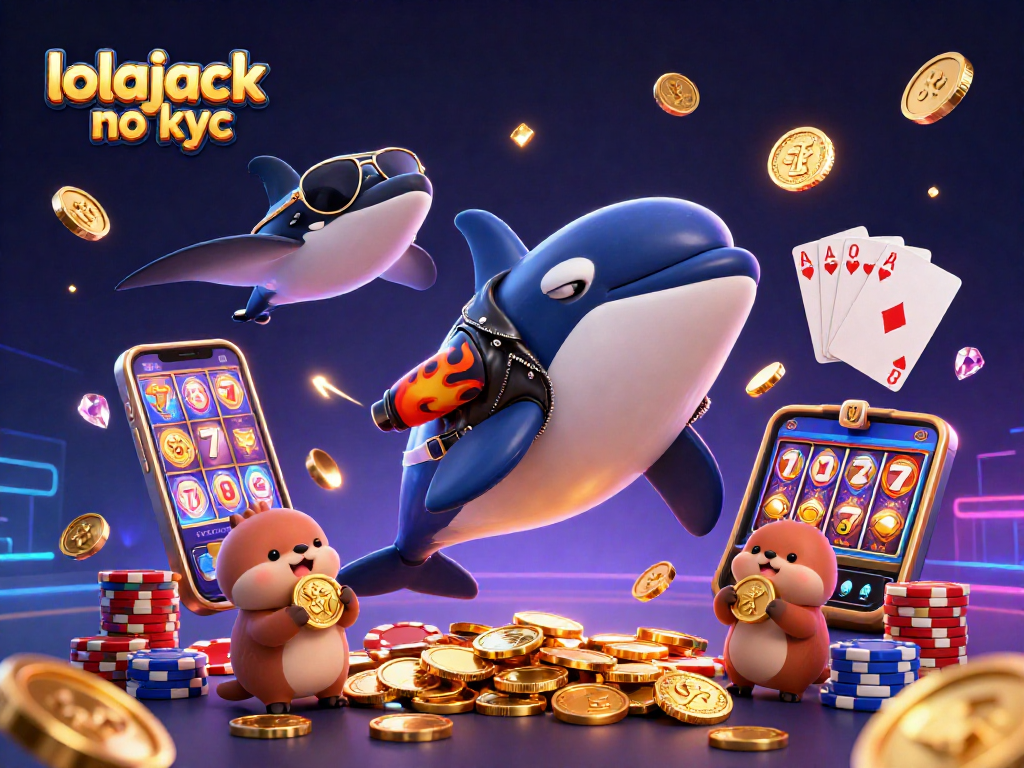 Experience excitement with lolajack no kyc as 3D characters join vibrant casino fun.