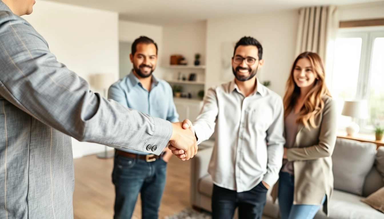 Secure guaranteed rent in Ealing with a friendly landlord and tenants engaging in a rental agreement.