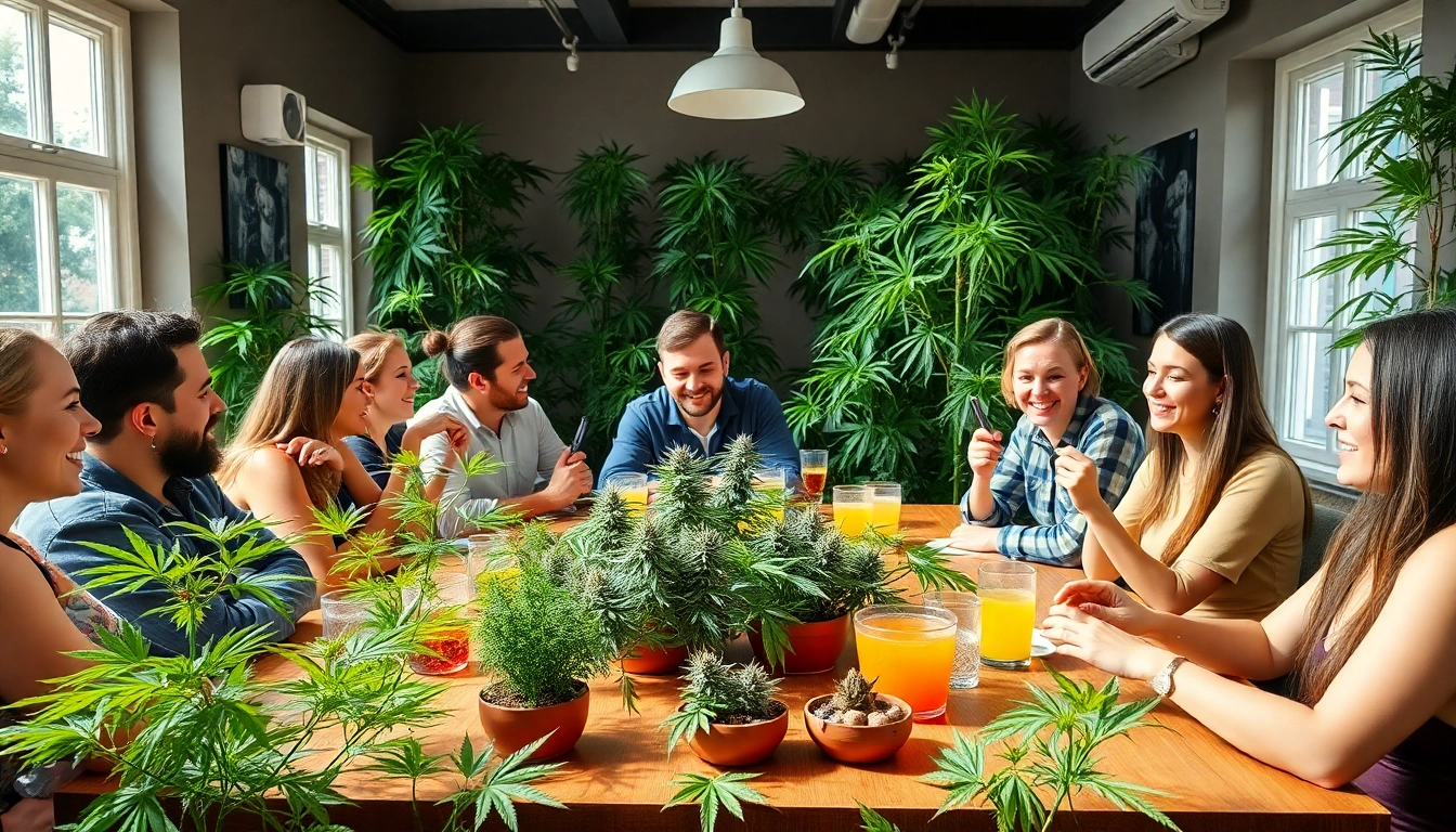 Erleben Sie die blühtenden Momente in der bluetenbande, einem Cannabis-Sozialclub.