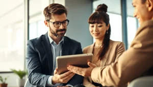 신용카드 현금화에 대한 상담을 하는 재정 상담사의 모습으로 신뢰감 있는 분위기 전달