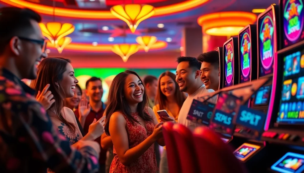 Mengalami keseruan bermain pakde4d slot dengan pemain yang antusias di lingkungan kasino virtual.