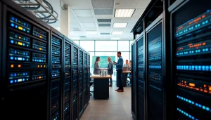 Enhance your virtualization Fredericksburg experience with cutting-edge server technology in a modern office.