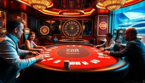 Experience the thrill of high-stakes poker with XX88 Boats in an upscale casino setting.