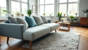 Stylish sofa beds uk in a cozy living room setting, inviting relaxation.