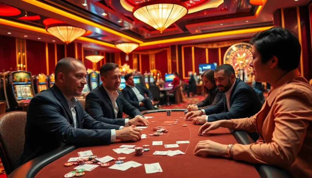 Experience the thrill of poker at mm88 with intense players and vibrant casino atmosphere.