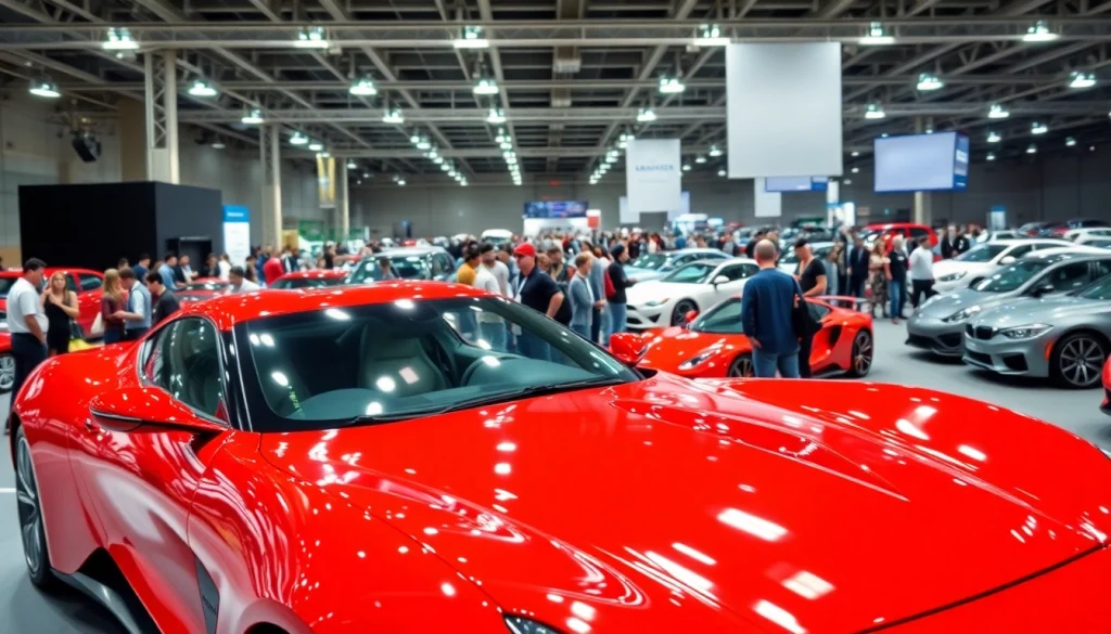 Explore the excitement of the Auto Cars Show with dazzling vehicles on display and enthusiastic crowds.