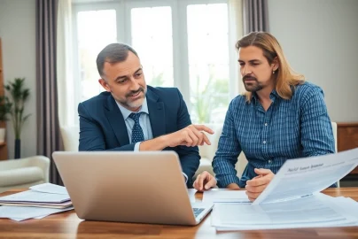 Florida Public Adjuster providing expert consultation to a homeowner regarding insurance claims.