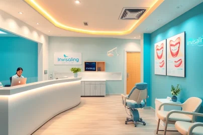Affordable Invisalign treatment in Damansara showcased in a modern dental clinic environment.