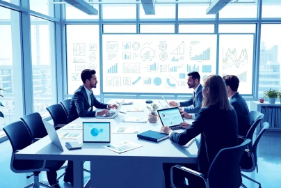 Collaborative team discussing Acquisition Planning strategies in a modern office.