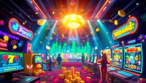 Kode4d showcases an exciting online gaming environment with vibrant slot game elements and immersive graphics.