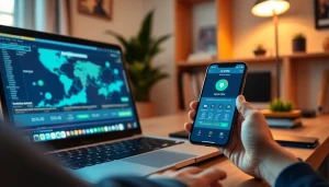 快连VPN 在现代办公环境中，为移动端和桌面设备提供安全、快速的互联网接入。