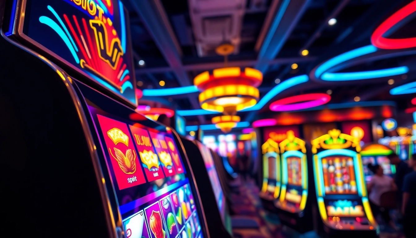 Menangkan permainan slot depo 1k di kasino modern yang meriah dengan slot berwarna-warni.