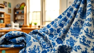 Ontdek de delftsblauwe stoffen collectie met authentieke patronen op unieke stoffen.