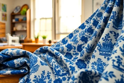 Ontdek de delftsblauwe stoffen collectie met authentieke patronen op unieke stoffen.