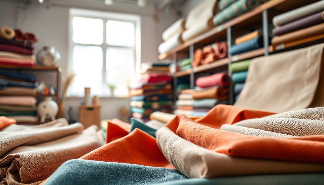 Bekijk diverse canvas stoffen met verschillende texturen en kleuren, perfect voor creatieve projecten.