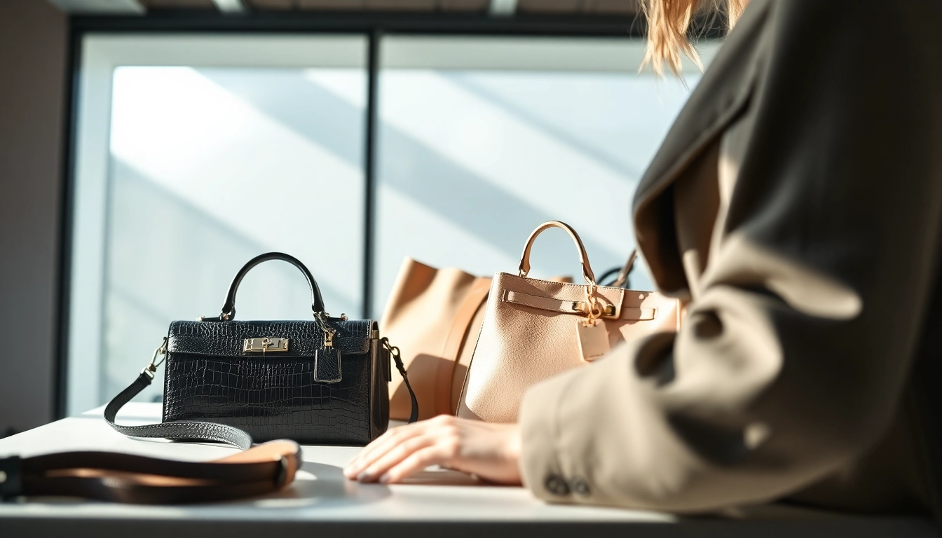 레플리카사이트를 통해 세련된 복제품 쇼핑을 즐기는 모습.