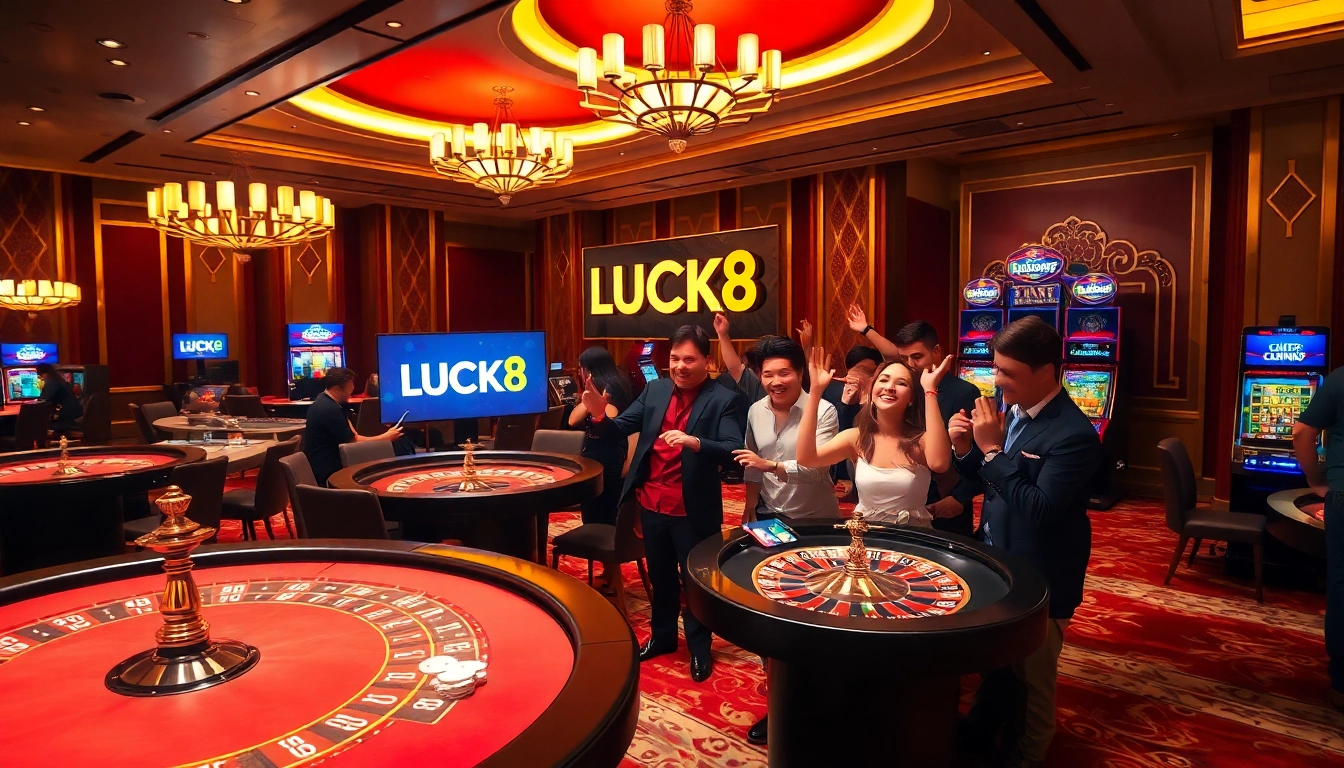 Experience the excitement at LUCK8 casino with vibrant gaming tables and thrilling wins.
