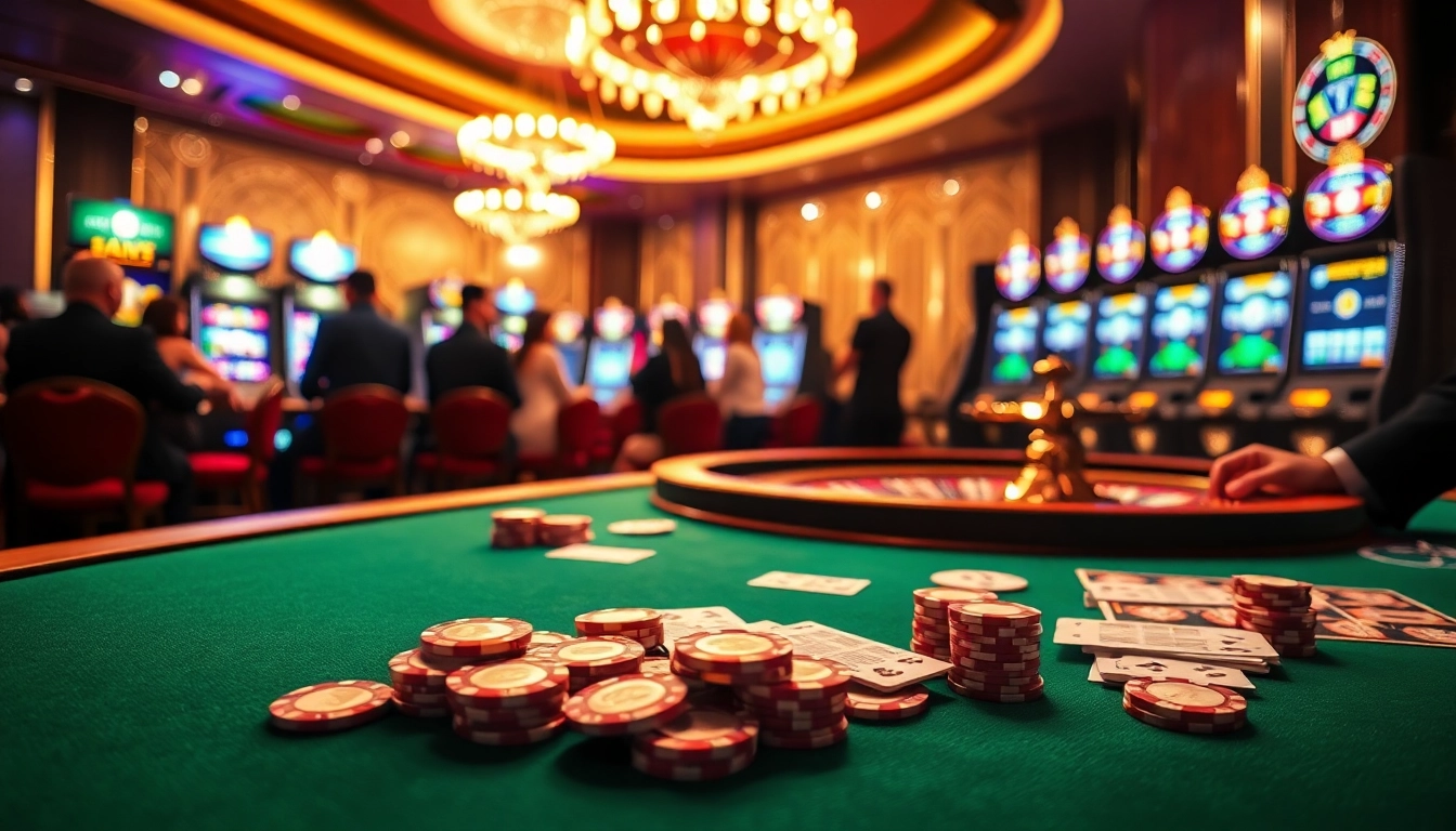 Vivez l'excitation du meilleur casino en ligne avec des tables de poker luxueuses et des machines à sous vibrantes.